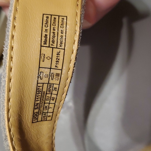 🍒UGG Lunnden Leather Sandals Soft Amethyst - Picture 6 of 15